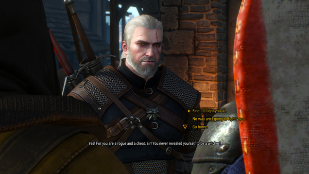 “I was genetically altered to kick your ass. Please go home though.”